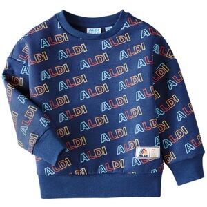 Kids' Blue ALDI Logo Sweatshirt
